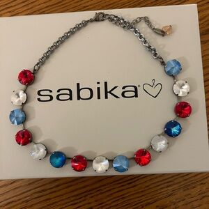 Sabika Spangled Vienna Choker 🇺🇸🩵